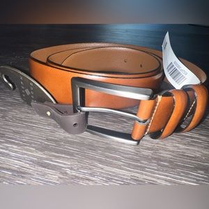 Joseph Abboud Leather Cognac Men’s Belt - Size 38